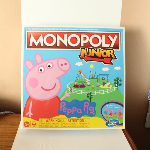 Peppa Pig Monopoly Junior Game - Picture 1 of 2